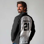 World Football 2026 New Zealand Custom Long Sleeve Polo Shirt All White Fern Maori Tribal - Aussie Hoodie
