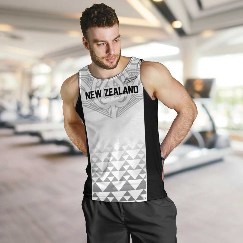 World Football 2026 New Zealand Custom Men Tank Top All White Fern Maori Tribal - Aussie Hoodie