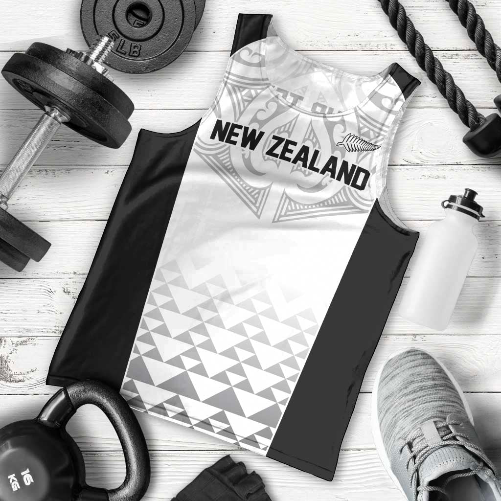 World Football 2026 New Zealand Custom Men Tank Top All White Fern Maori Tribal - Aussie Hoodie