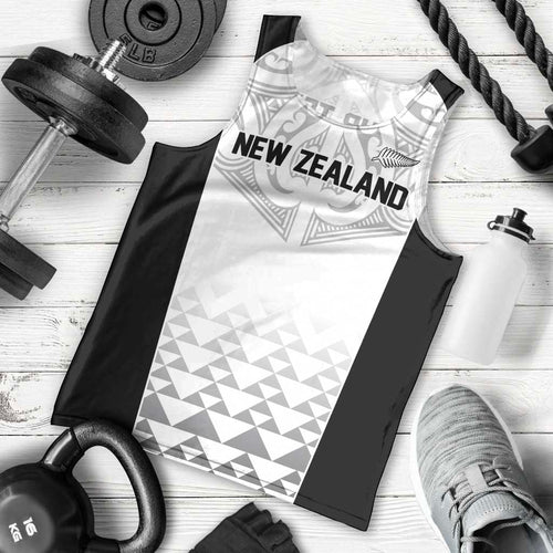 World Football 2026 New Zealand Custom Men Tank Top All White Fern Maori Tribal - Aussie Hoodie