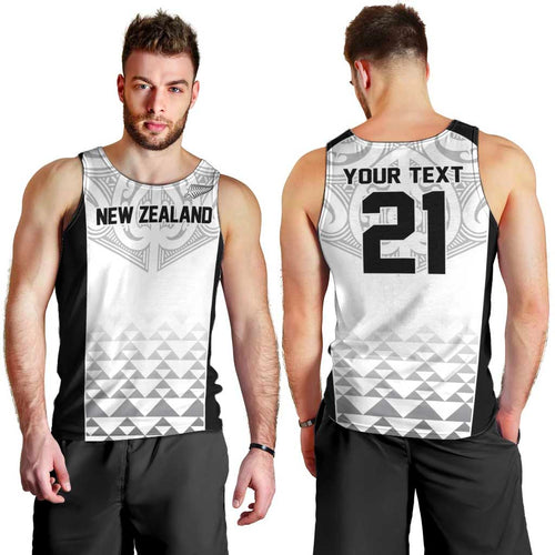 World Football 2026 New Zealand Custom Men Tank Top All White Fern Maori Tribal - Aussie Hoodie