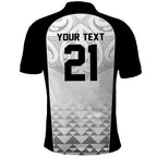 World Football 2026 New Zealand Custom Polo Shirt All White Fern Maori Tribal - Aussie Hoodie
