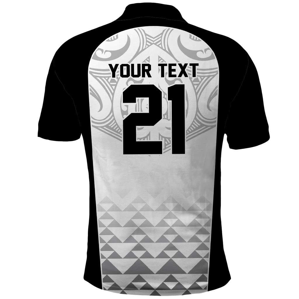 World Football 2026 New Zealand Custom Polo Shirt All White Fern Maori Tribal - Aussie Hoodie