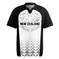 World Football 2026 New Zealand Custom Rugby Jersey All White Fern Maori Tribal - Aussie Hoodie