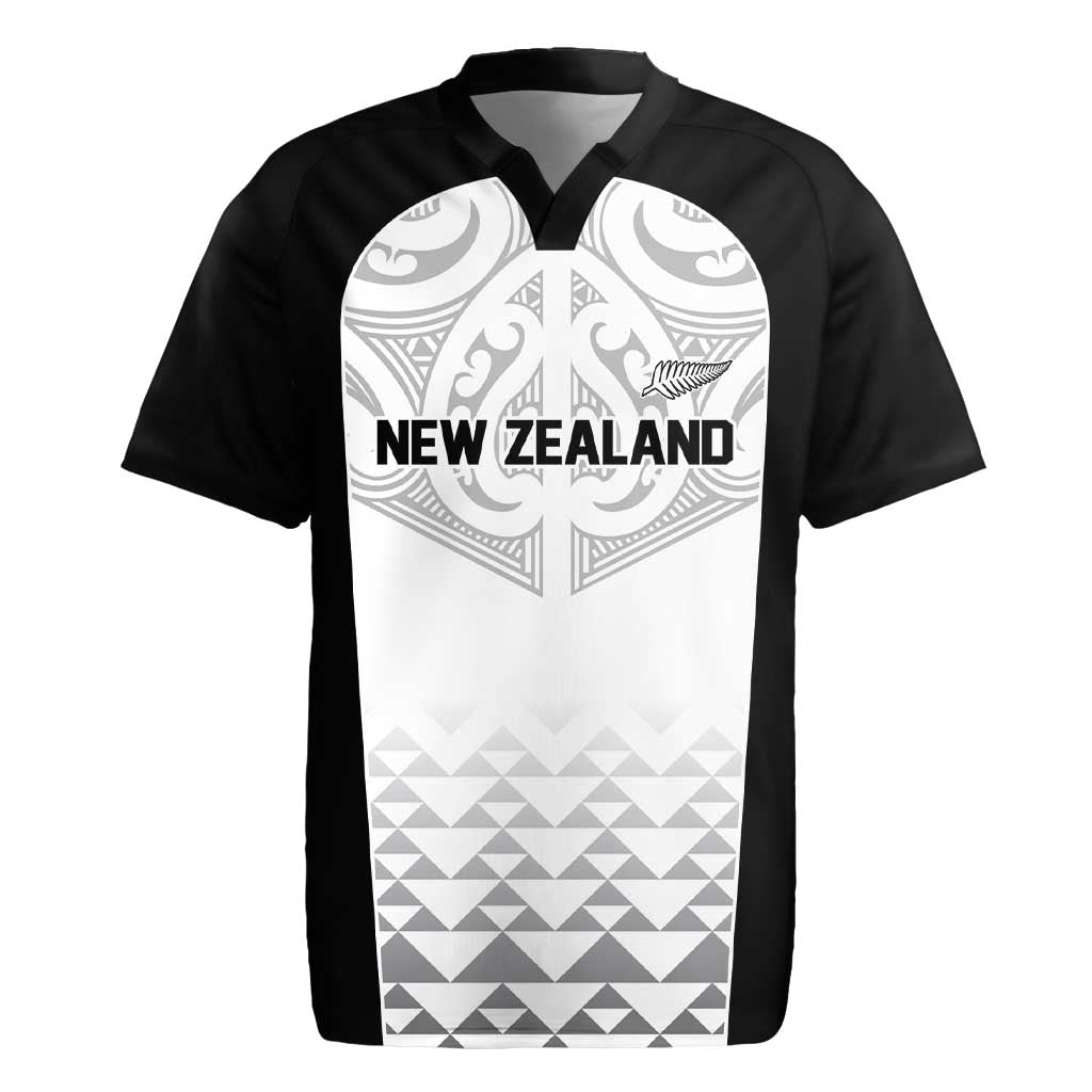 World Football 2026 New Zealand Custom Rugby Jersey All White Fern Maori Tribal - Aussie Hoodie