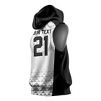 World Football 2026 New Zealand Custom Sleeveless Hoodie All White Fern Maori Tribal - Aussie Hoodie