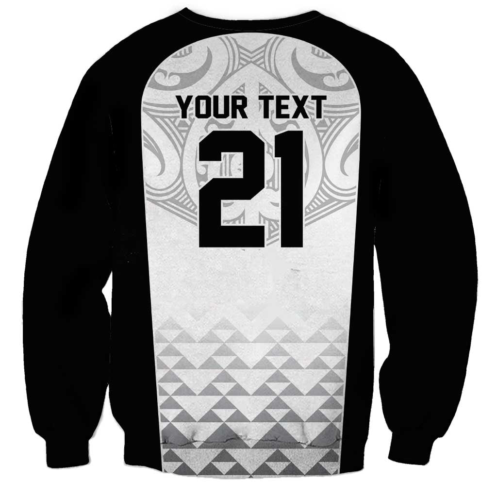 World Football 2026 New Zealand Custom Sweatshirt All White Fern Maori Tribal - Aussie Hoodie