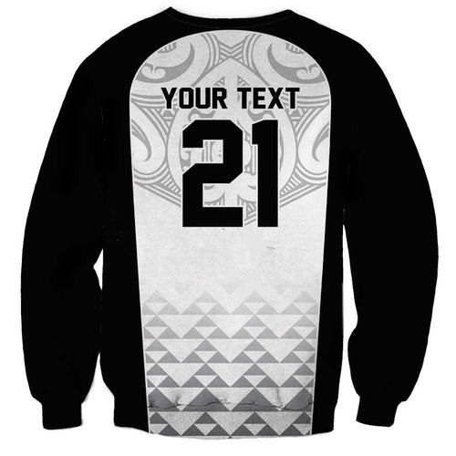 World Football 2026 New Zealand Custom Sweatshirt All White Fern Maori Tribal - Aussie Hoodie