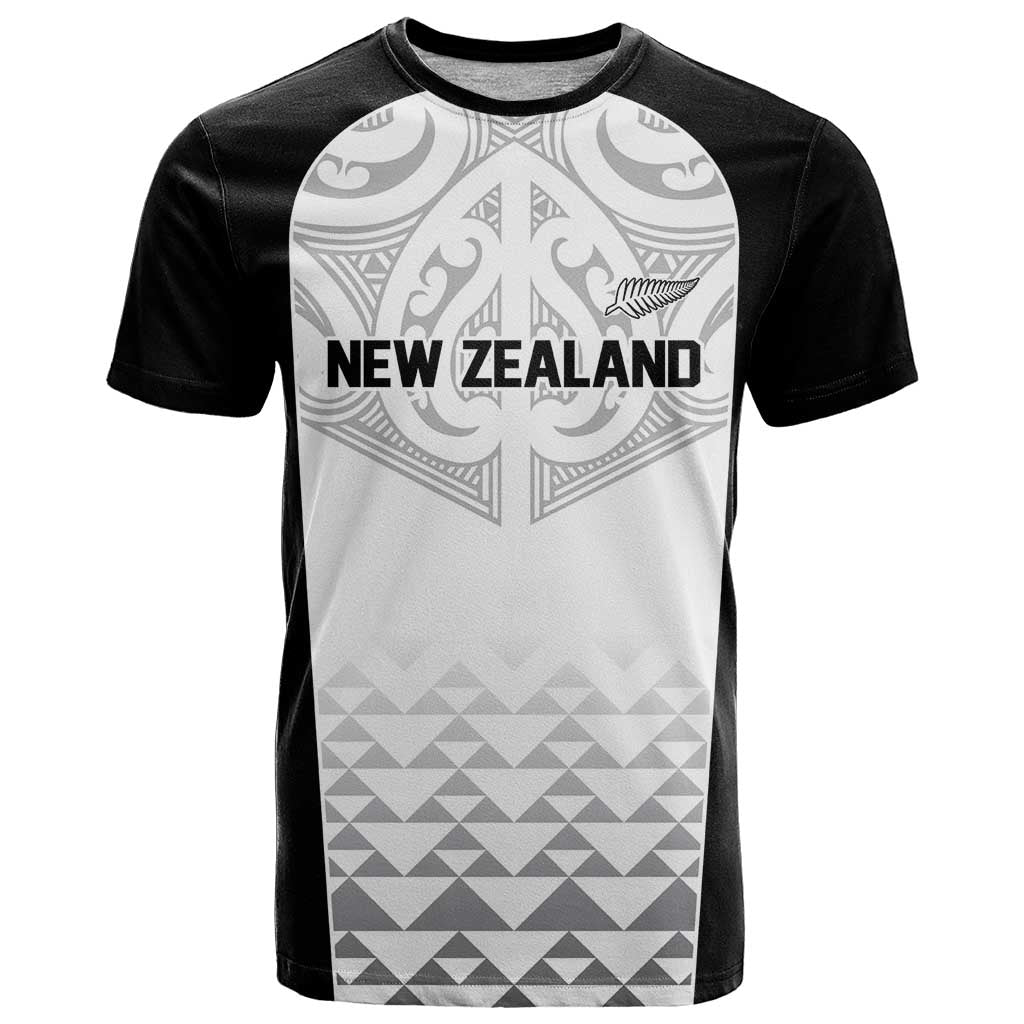 World Football 2026 New Zealand Custom T Shirt All White Fern Maori Tribal - Aussie Hoodie