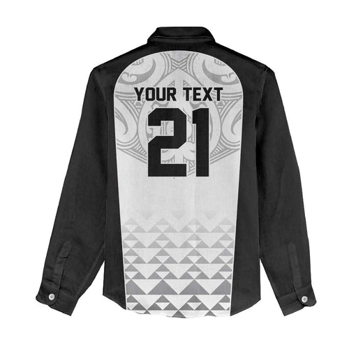 World Football 2026 New Zealand Custom Women Casual Shirt All White Fern Maori Tribal - Aussie Hoodie