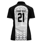 World Football 2026 New Zealand Custom Women Polo Shirt All White Fern Maori Tribal - Aussie Hoodie