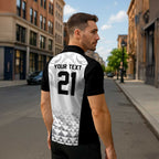 World Football 2026 New Zealand Custom Zipper Polo Shirt All White Fern Maori Tribal - Aussie Hoodie