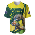 Australian Echidna Cricket Custom Baseball Jersey Aussie National Color