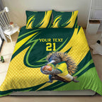 Australian Echidna Cricket Custom Bedding Set Aussie National Color