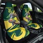 Australian Echidna Cricket Custom Car Seat Cover Aussie National Color