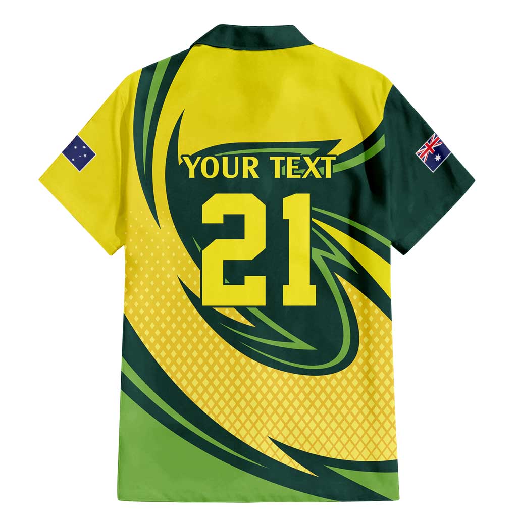 Australian Echidna Cricket Custom Family Matching Mermaid Dress and Hawaiian Shirt Aussie National Color