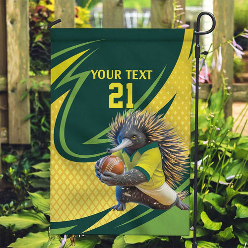 Australian Echidna Cricket Custom Garden Flag Aussie National Color