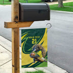 Australian Echidna Cricket Custom Garden Flag Aussie National Color