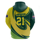 Australian Echidna Cricket Custom Hoodie Aussie National Color