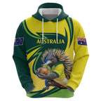 Australian Echidna Cricket Custom Hoodie Aussie National Color