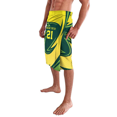 Australian Echidna Cricket Custom Lavalava Aussie National Color