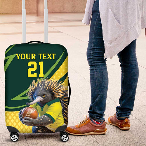 Australian Echidna Cricket Custom Luggage Cover Aussie National Color