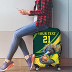 Australian Echidna Cricket Custom Luggage Cover Aussie National Color