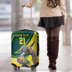 Australian Echidna Cricket Custom Luggage Cover Aussie National Color