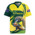 Australian Echidna Cricket Custom Rugby Jersey Aussie National Color