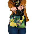 Australian Echidna Cricket Custom Shoulder Handbag Aussie National Color