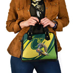 Australian Echidna Cricket Custom Shoulder Handbag Aussie National Color