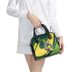 Australian Echidna Cricket Custom Shoulder Handbag Aussie National Color