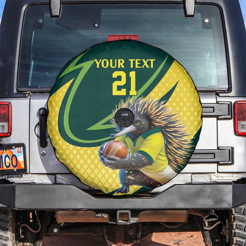 Australian Echidna Cricket Custom Spare Tire Cover Aussie National Color