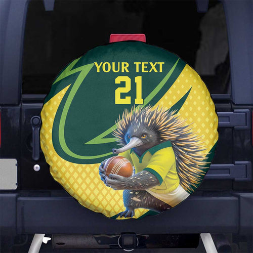 Australian Echidna Cricket Custom Spare Tire Cover Aussie National Color