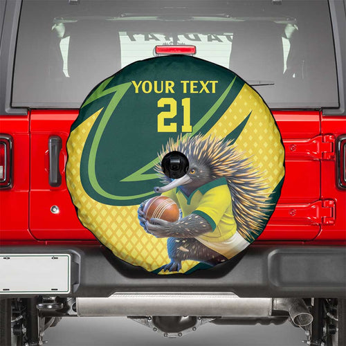 Australian Echidna Cricket Custom Spare Tire Cover Aussie National Color