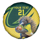Australian Echidna Cricket Custom Spare Tire Cover Aussie National Color