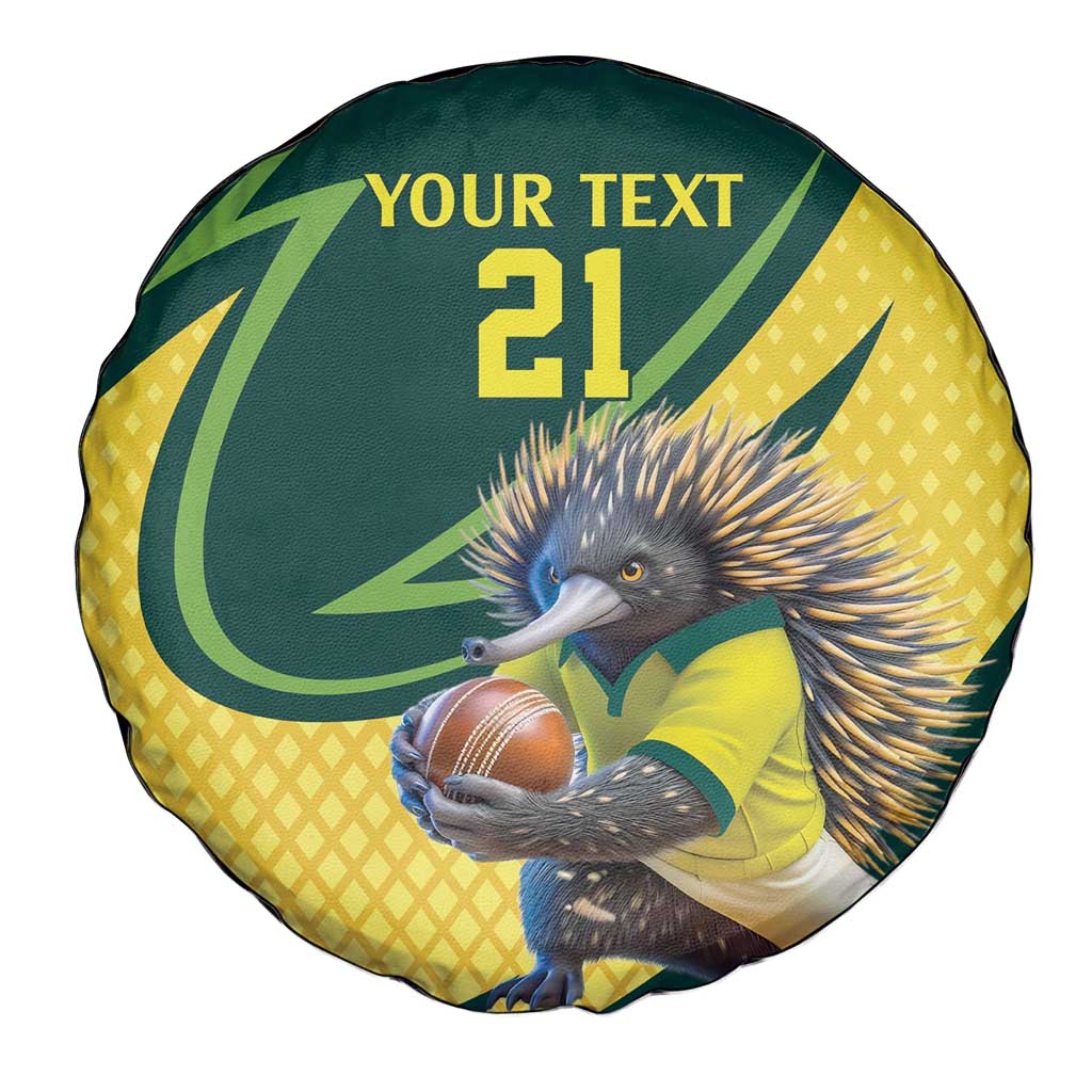 Australian Echidna Cricket Custom Spare Tire Cover Aussie National Color