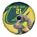 Australian Echidna Cricket Custom Spare Tire Cover Aussie National Color