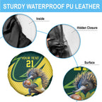 Australian Echidna Cricket Custom Spare Tire Cover Aussie National Color