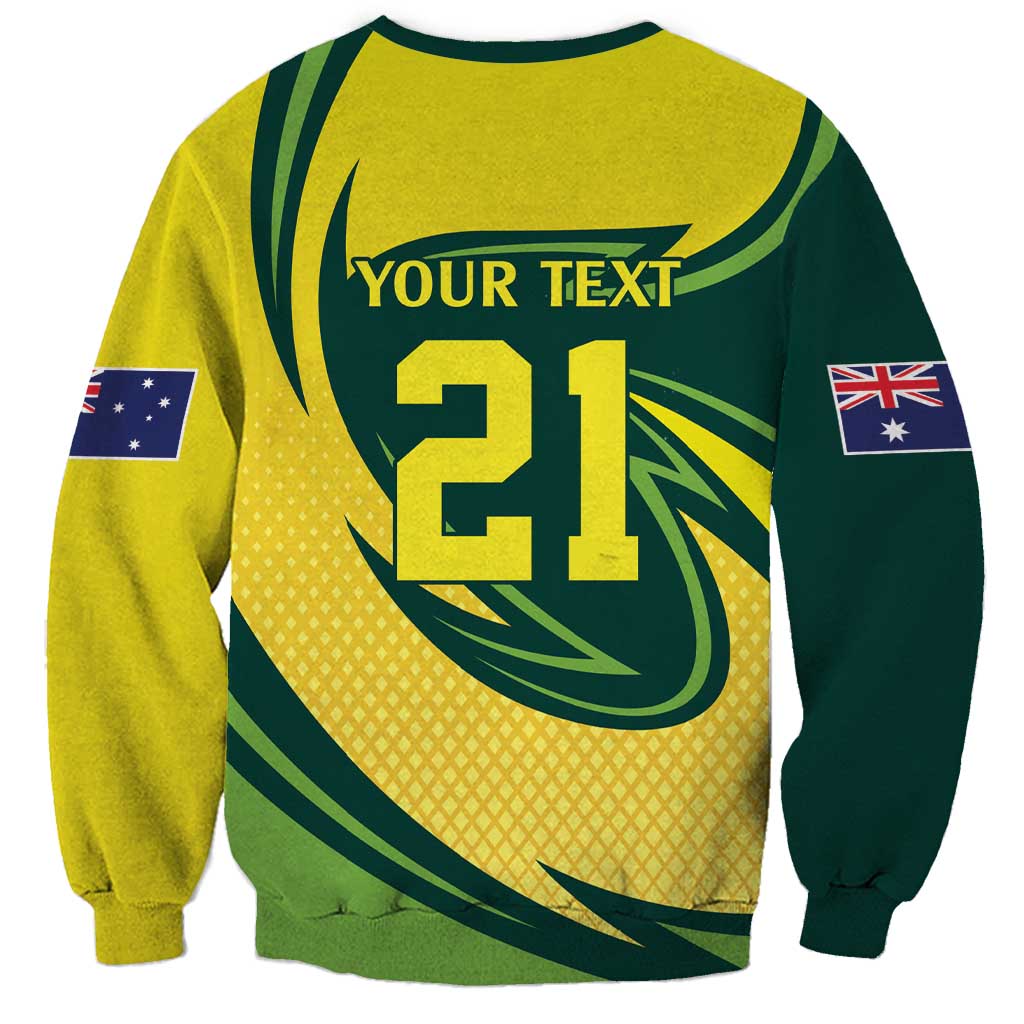 Australian Echidna Cricket Custom Sweatshirt Aussie National Color