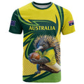 Australian Echidna Cricket Custom T Shirt Aussie National Color