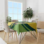 Australian Echidna Cricket Custom Tablecloth Aussie National Color