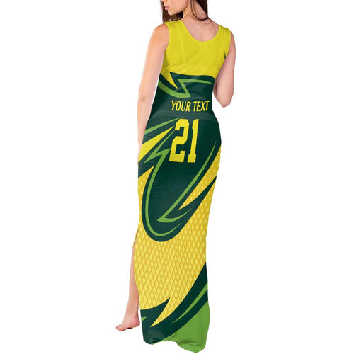 Australian Echidna Cricket Custom Tank Maxi Dress Aussie National Color