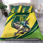Australian Emu Cricket Custom Bedding Set Aussie National Color