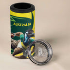 Australian Emu Cricket Custom 4 in 1 Can Cooler Tumbler Aussie National Color