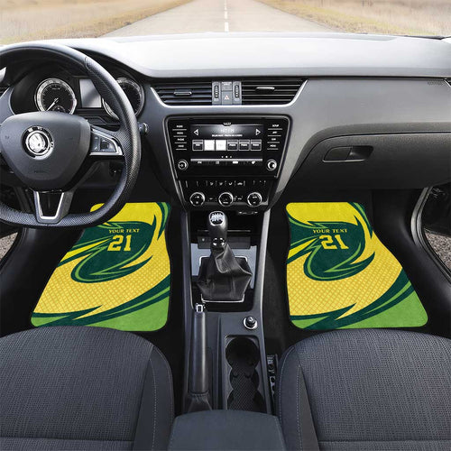Australian Emu Cricket Custom Car Mats Aussie National Color