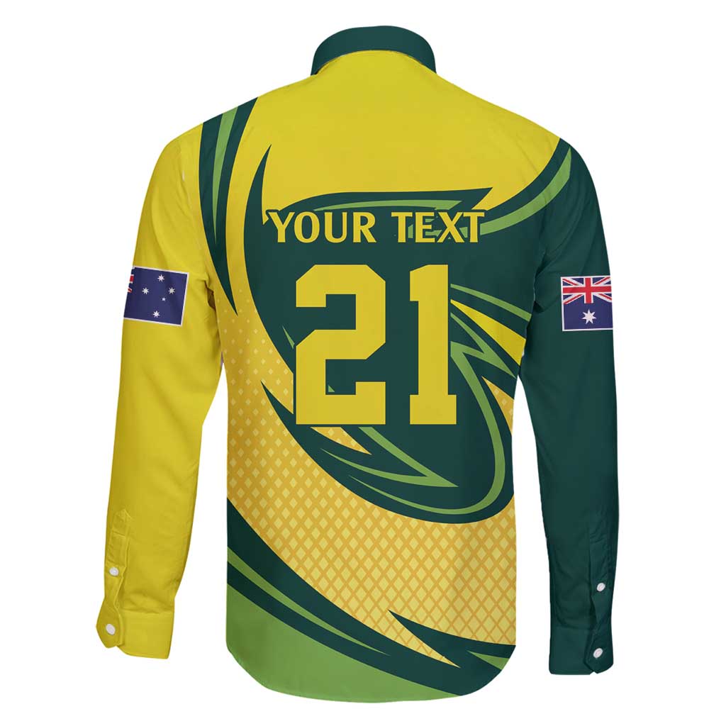 Australian Emu Cricket Custom Family Matching Summer Maxi Dress and Hawaiian Shirt Aussie National Color