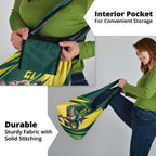 Australian Emu Cricket Custom Grocery Bag Aussie National Color