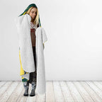 Australian Emu Cricket Custom Hooded Blanket Aussie National Color