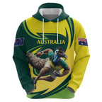 Australian Emu Cricket Custom Hoodie Aussie National Color
